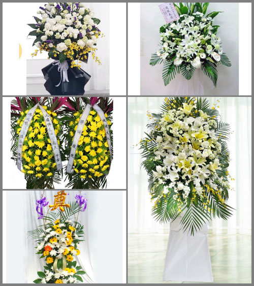 西藏那曲巴青县雅安镇白事花篮预定